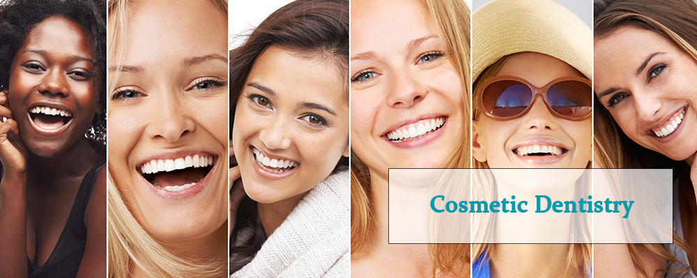 Cosmetic Dentistry in Hemet, Ca - collage of women smiling with gorgeous teeth